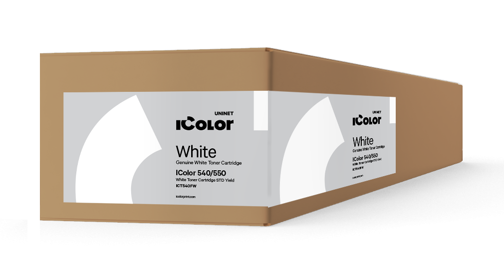 Imitatie lijden Assert IColor™ 540/550 Fluorescent White toner cartridge STD Yield (3000 pages)  UNINET® Part #ICT540FW