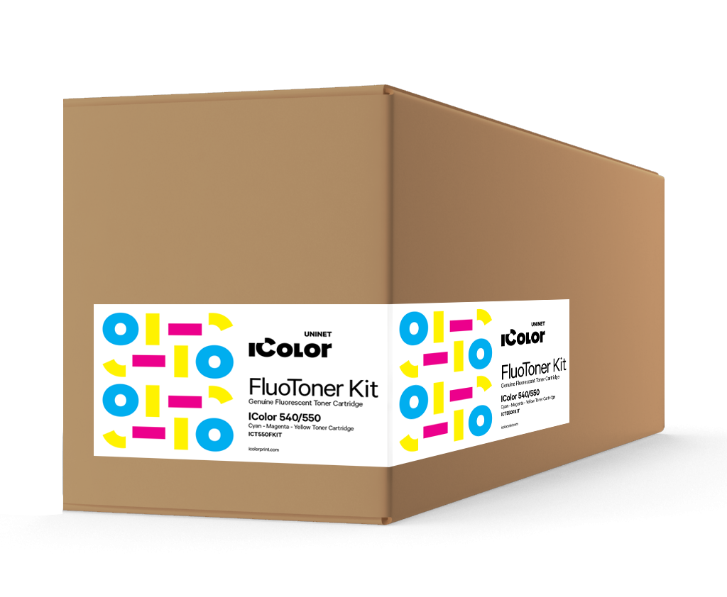 verstoring Sluipmoordenaar twaalf IColor™ 540/550 Fluorescent CMY toner cartridge kit (3000 pages) UNINET®  Part #ICT550FKIT
