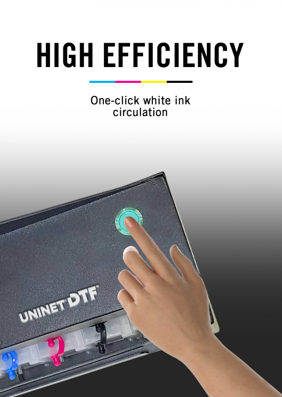 Uninet 100 Direct to Film (DTF) A3+ Sheet Printer, Training & Supplies & Heat Press